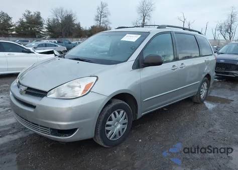 2005 Toyota Sienna Le из США, поврежденный, VIN 5TDZA23C35S254053